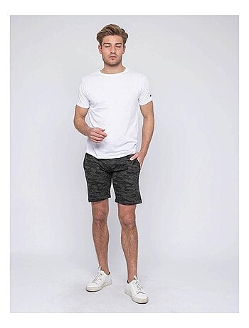 Bermuda molleton motif militaire BANVOU
