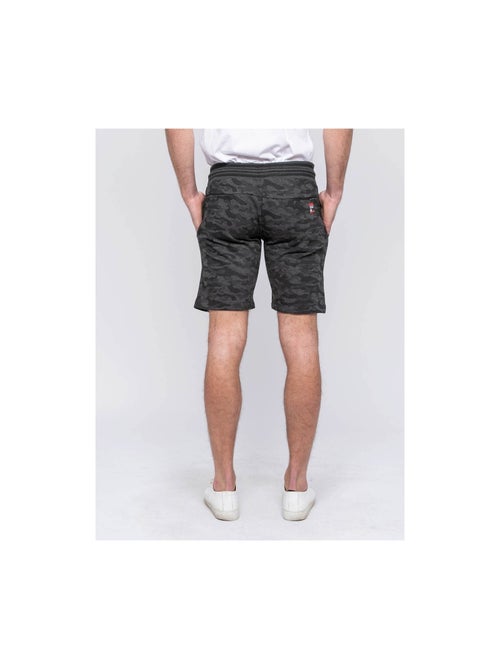 Bermuda molleton motif militaire BANVOU - Kiabi