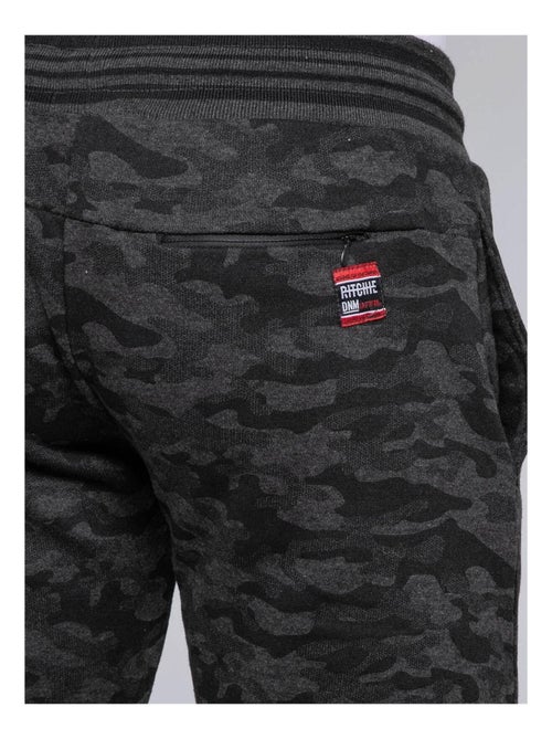 Bermuda molleton motif militaire BANVOU - Kiabi