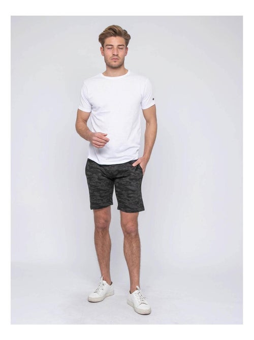 Bermuda molleton motif militaire BANVOU - Kiabi