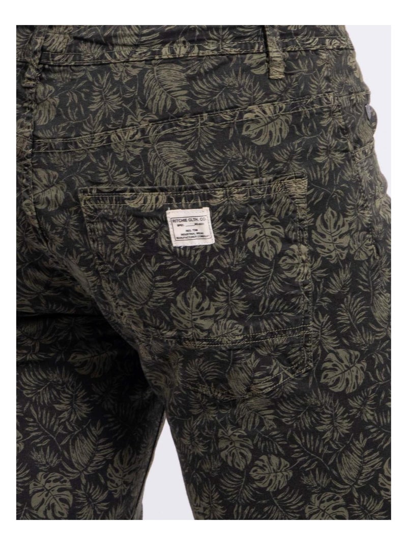 Bermuda motifs BANEM Kaki - Kiabi