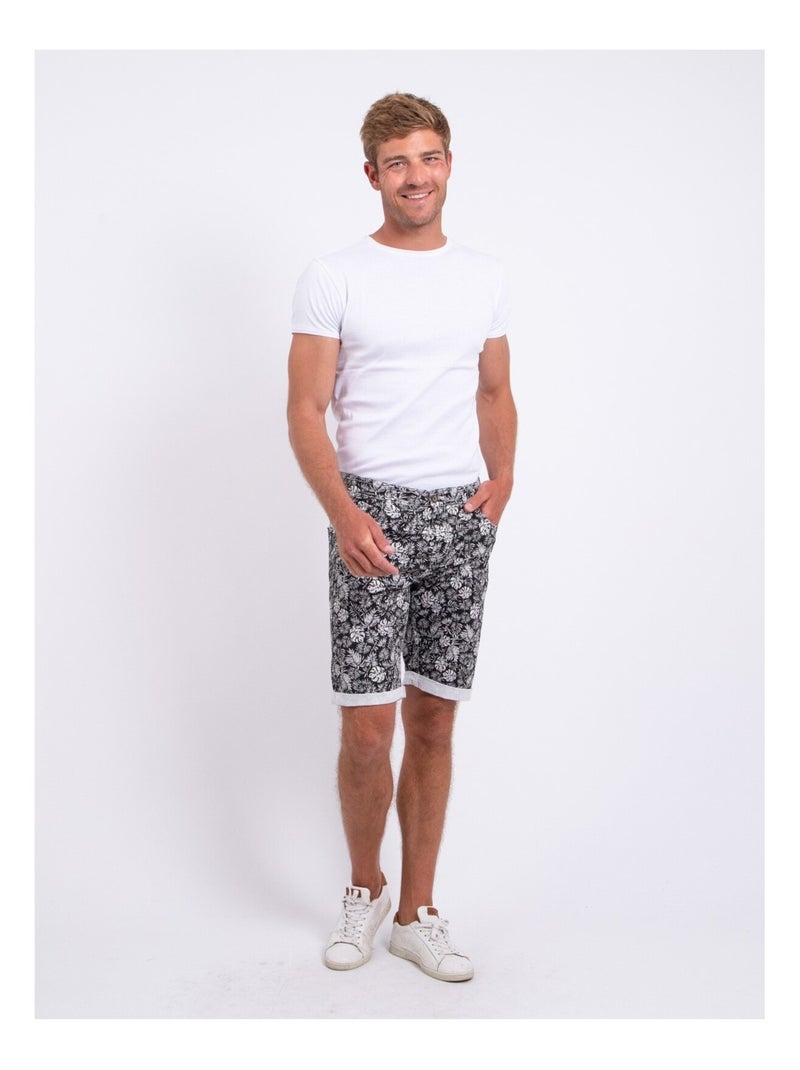 Bermuda motifs BANEM Noir - Kiabi