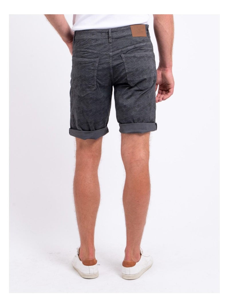 Bermuda motifs BASKEL Gris - Kiabi