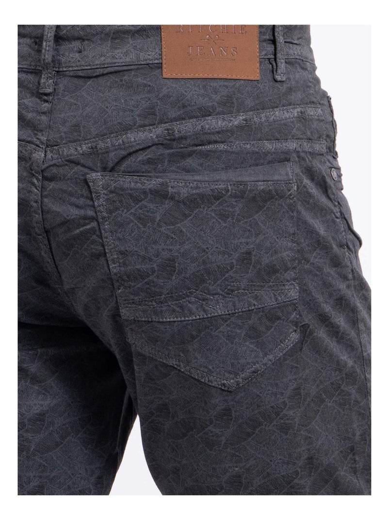 Bermuda motifs BASKEL Gris - Kiabi