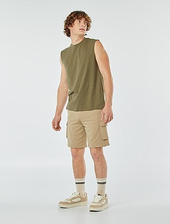 Bermuda multipoches en molleton