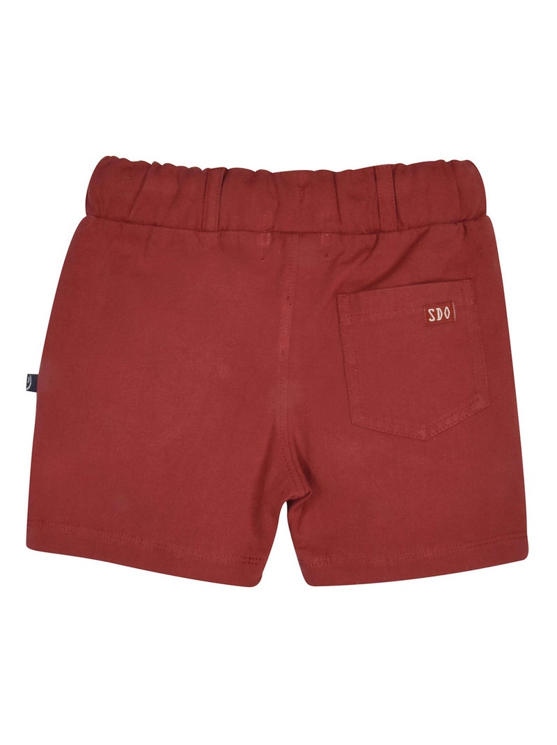 BERMUDA NESTORIUS ENFANT Rouge - Kiabi