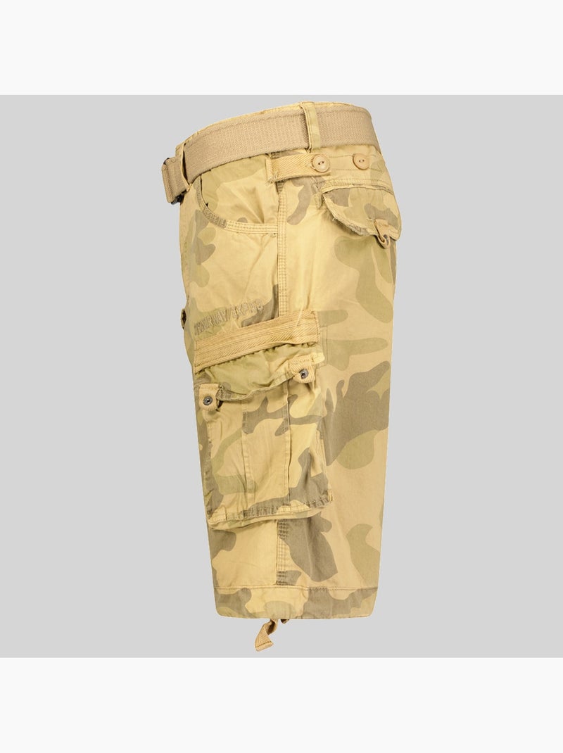 Bermuda panoramique camo – geographical norway Beige sable - Kiabi