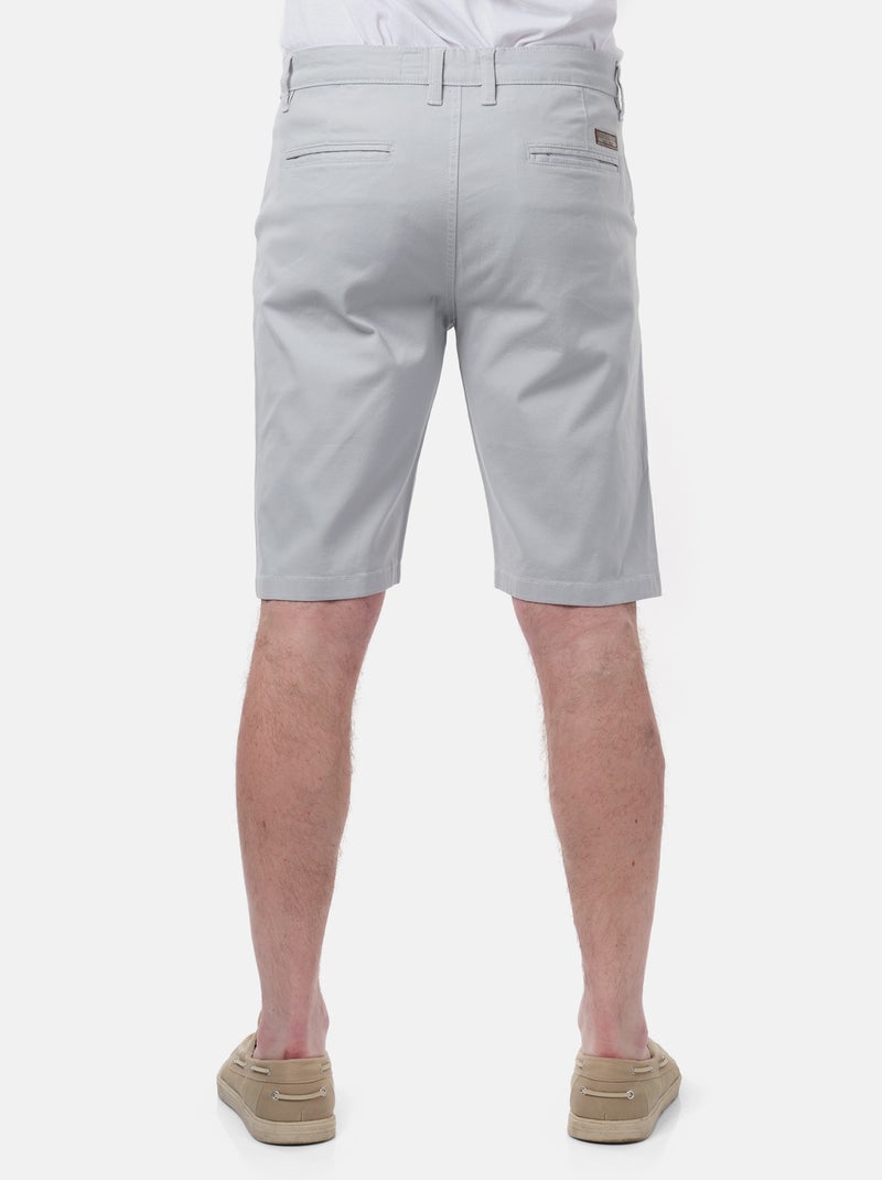 Bermuda poches fendues Bleu ciel - Kiabi