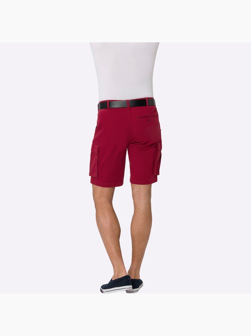 Bermuda qualité twill - taille standard - moda vilona Cerise - Kiabi