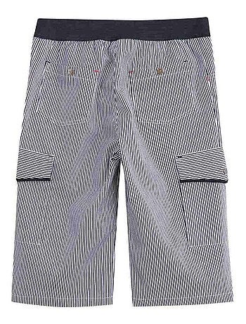 Bermuda Rayures Poches Cargo ARCACHON - La Faute à Voltaire