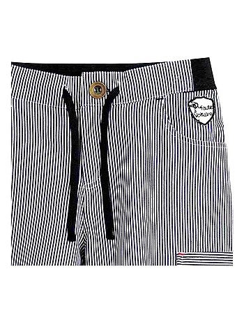 Bermuda Rayures Poches Cargo ARCACHON - La Faute à Voltaire