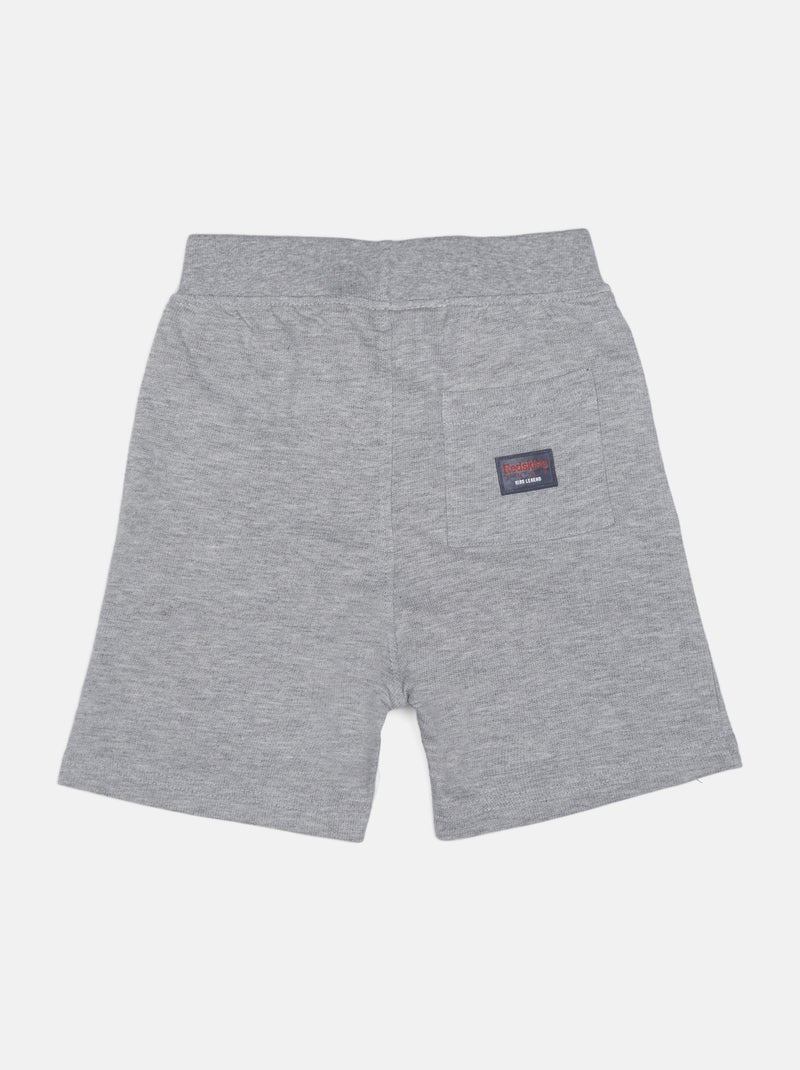 Bermuda Redskins taille élastique Gris - Kiabi