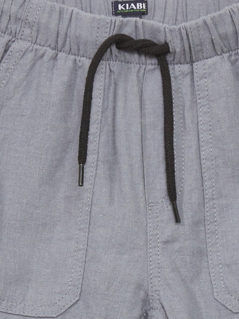 Bermuda slim en coton extensible femme