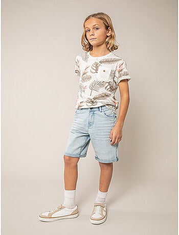 Bermuda regular garçon en jean 'Deeluxe'