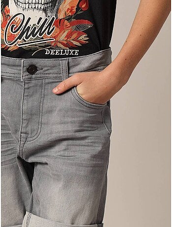 Bermuda regular garçon en jean 'Deeluxe'