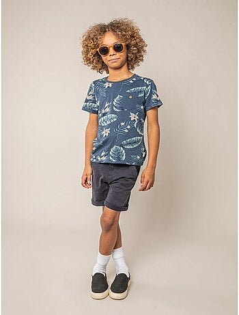 Bermuda regular garçon en toile de coton 'Deeluxe'