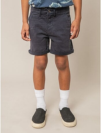 Bermuda regular garçon en toile de coton 'Deeluxe'