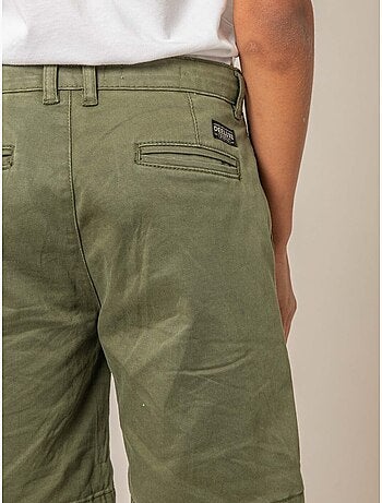 Bermuda regular garçon en toile de coton 'Deeluxe'