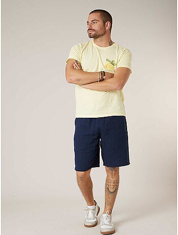 Bermuda régular homme 100% coton 'Deeluxe'