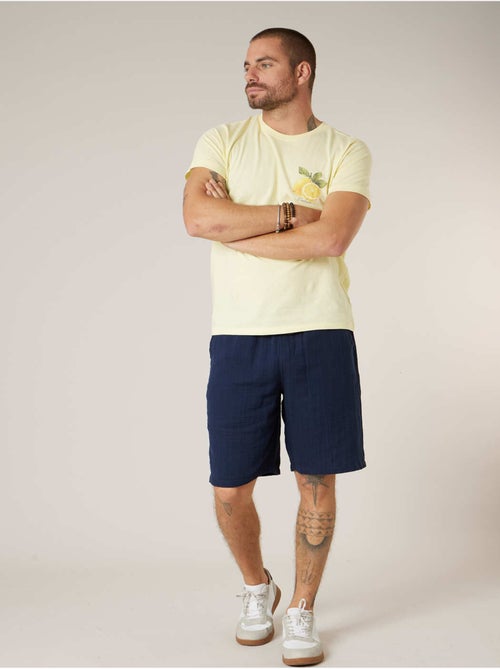 Bermuda régular homme 100% coton 'Deeluxe' - Kiabi