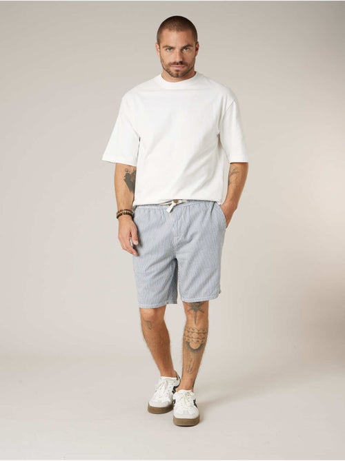 Bermuda regular homme en 100% coton 'Deeluxe' - Kiabi