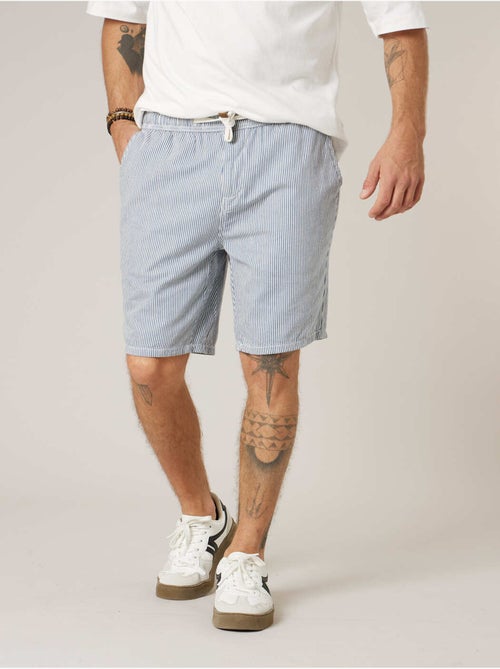 Bermuda regular homme en 100% coton 'Deeluxe' - Kiabi