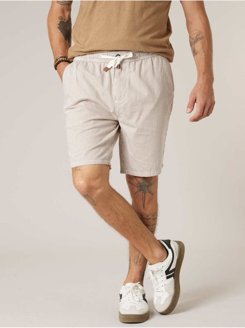 Bermuda regular homme en 100% coton 'Deeluxe' - Kiabi