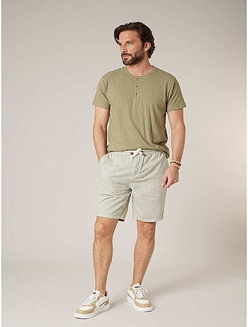 Bermuda regular homme en 100% coton 'Deeluxe'