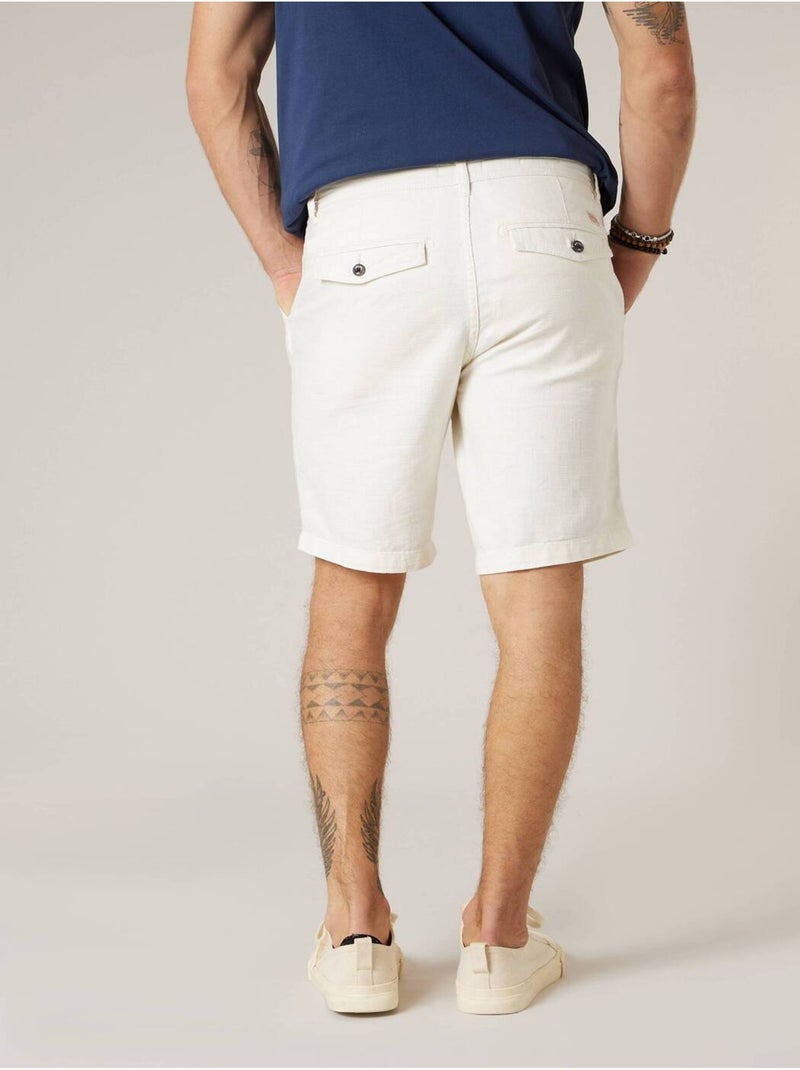 Bermuda régular homme en coton 'Deeluxe' Beige argile - Kiabi