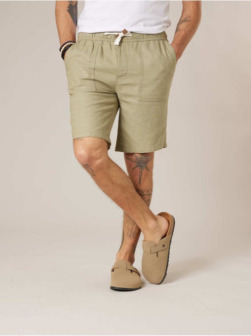 Bermuda rEgular homme en coton 'Deeluxe' - Kiabi
