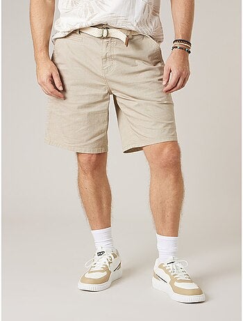 Bermuda régular homme en coton stretch 'Deeluxe'