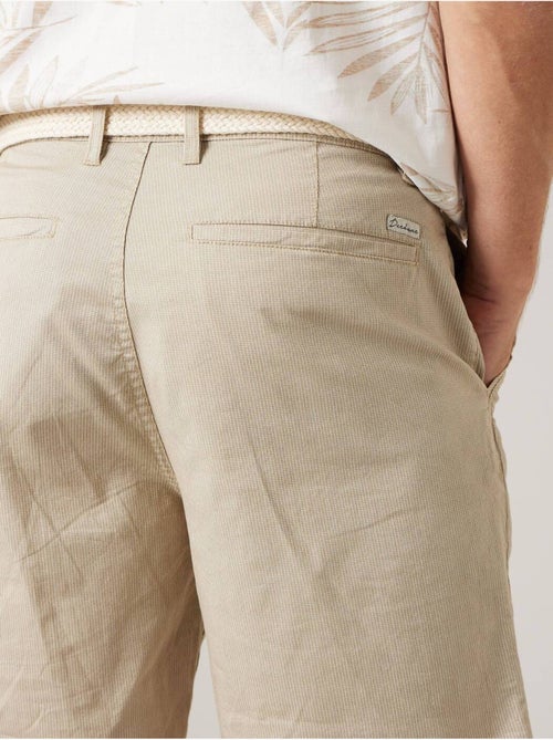 Bermuda régular homme en coton stretch 'Deeluxe' - Kiabi