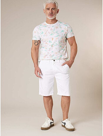 Bermuda regular homme en coton stretch 'Deeluxe'