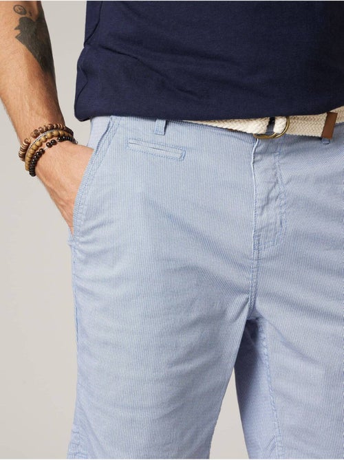 Bermuda régular homme en coton stretch 'Deeluxe' - Kiabi