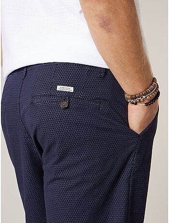 Bermuda régular homme en coton stretch 'Deeluxe'