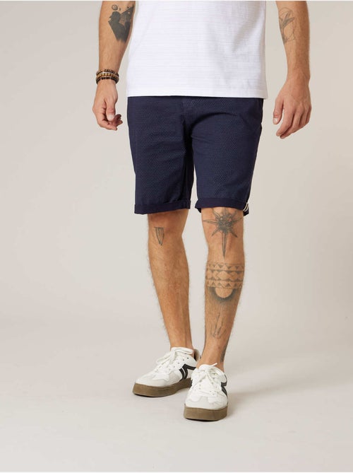 Bermuda régular homme en coton stretch 'Deeluxe' - Kiabi
