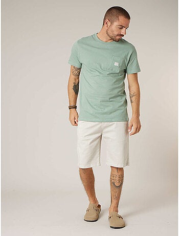 Bermuda regular homme en coton stretch 'Deeluxe'