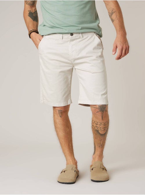 Bermuda regular homme en coton stretch 'Deeluxe' - Kiabi