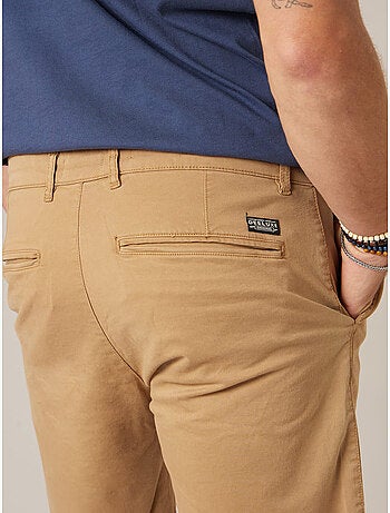 Bermuda regular homme en coton stretch 'Deeluxe'