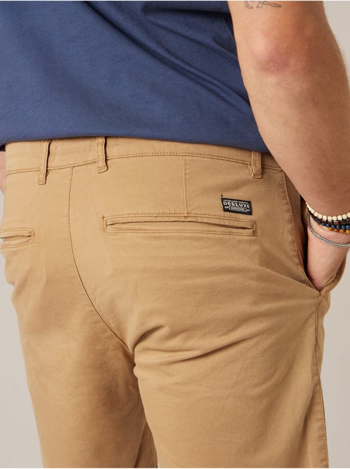 Bermuda regular homme en coton stretch 'Deeluxe' - Kiabi