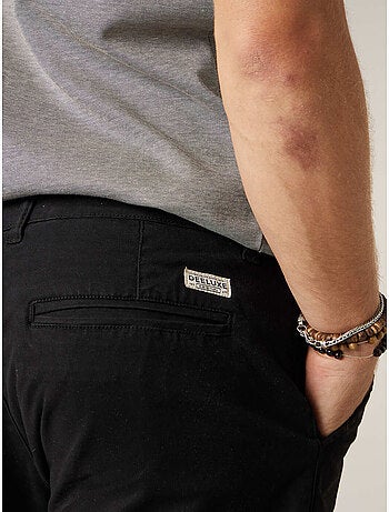 Bermuda regular homme en coton stretch 'Deeluxe'