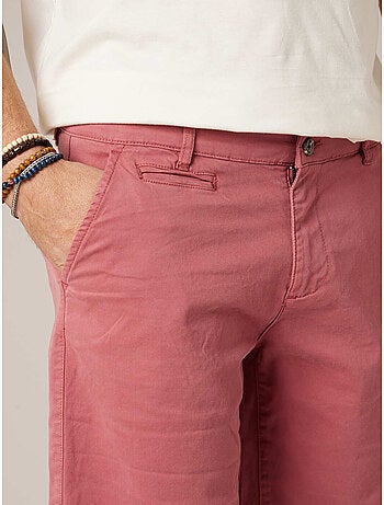 Bermuda regular homme en coton stretch 'Deeluxe'