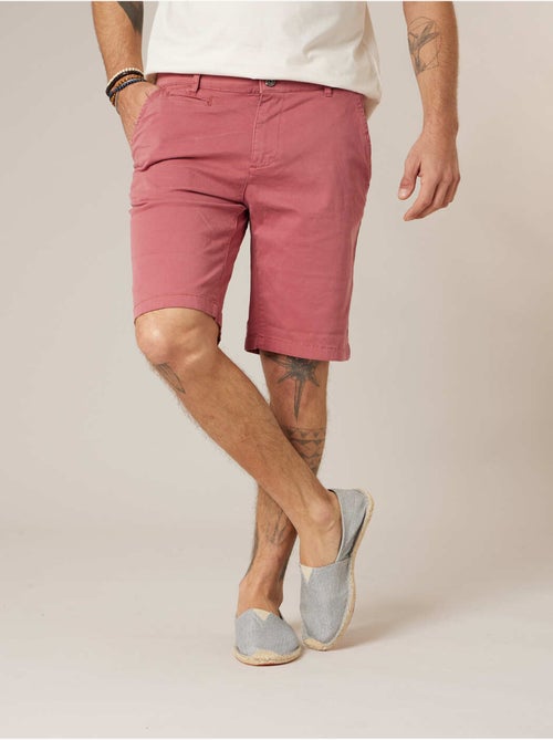Bermuda regular homme en coton stretch 'Deeluxe' - Kiabi