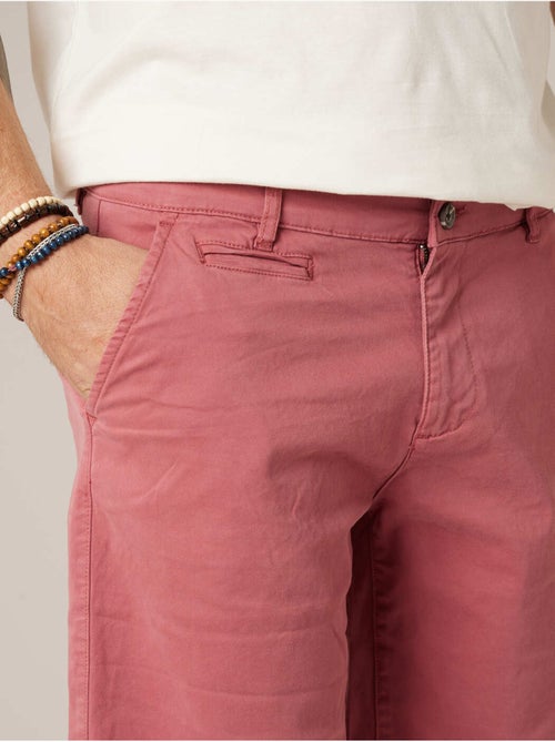 Bermuda regular homme en coton stretch 'Deeluxe' - Kiabi