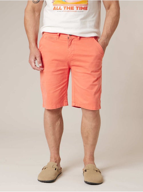 Bermuda regular homme en coton stretch 'Deeluxe' - Kiabi