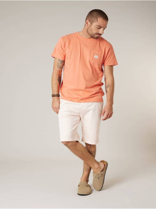 Bermuda regular homme en coton stretch 'Deeluxe' - Kiabi