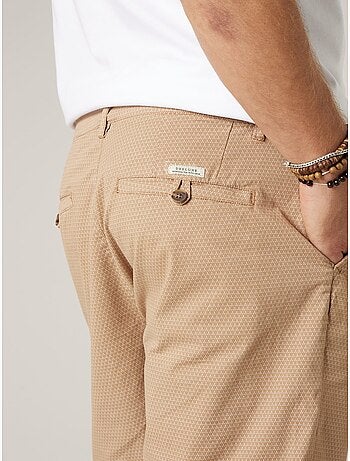 Bermuda régular homme en coton stretch 'Deeluxe'