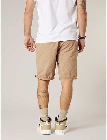 Bermuda régular homme en coton stretch 'Deeluxe'