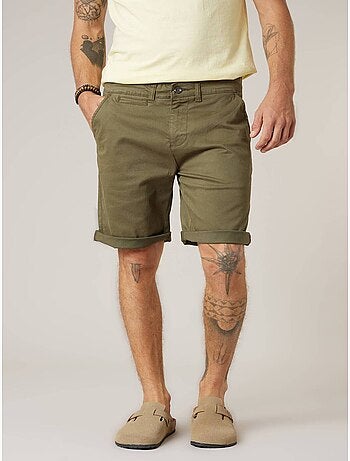 Bermuda regular homme en coton stretch 'Deeluxe'