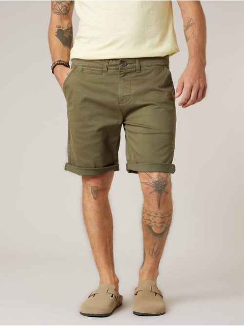 Bermuda regular homme en coton stretch 'Deeluxe' - Kiabi